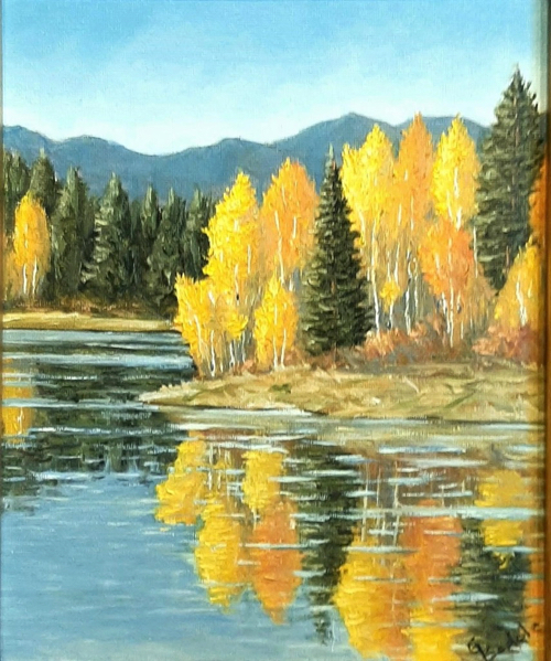 Reflections 10x8 $290 at Hunter Wolff Gallery